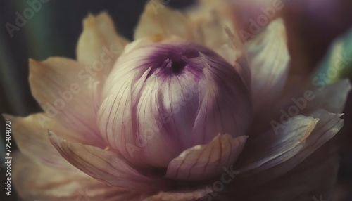 ornamental onion macro closeup