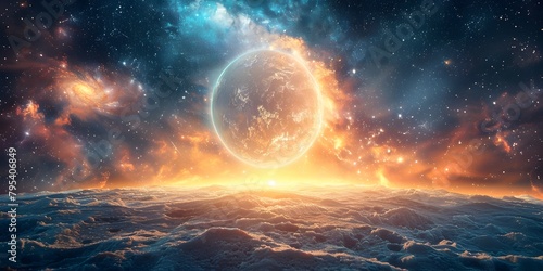 Awe Inspiring Celestial Landscape A Mesmerizing Journey through the Cosmos