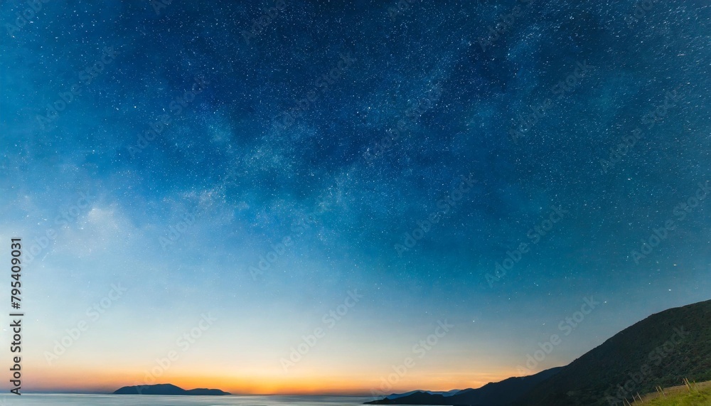 watercolor sky stars blue light stains stains painting generative ai