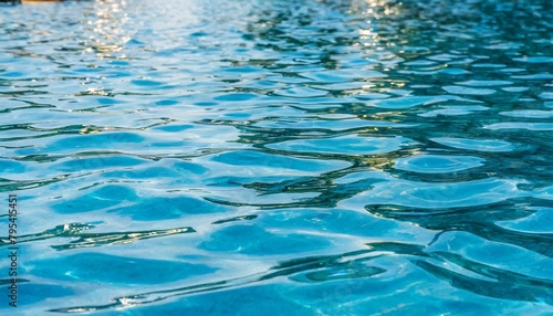 closeup beautiful ripple water surface in pool for background