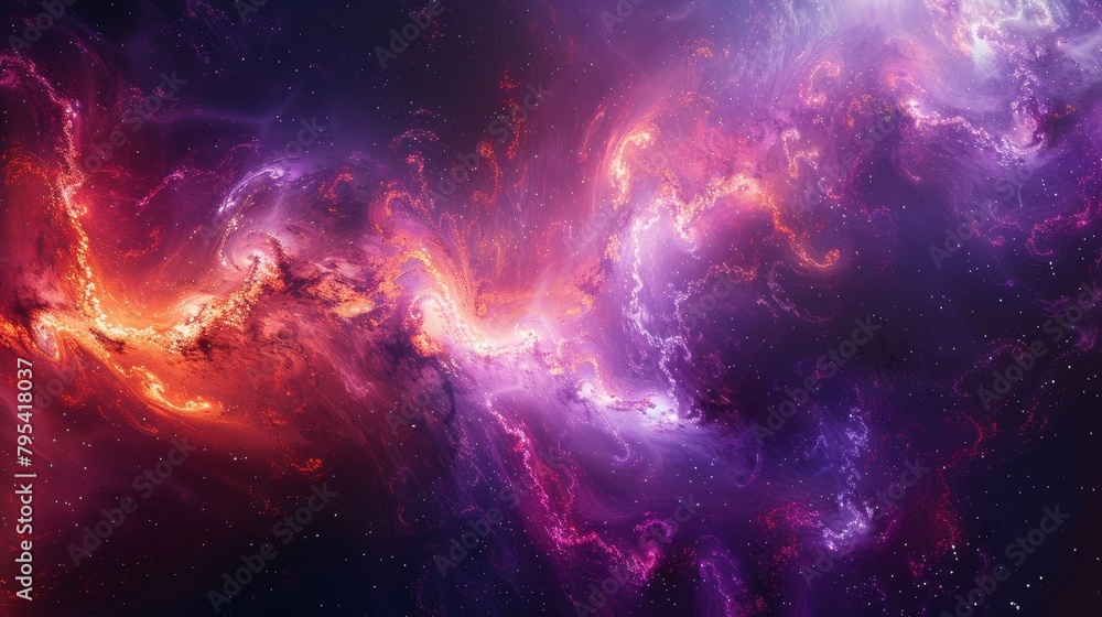 Galaxy: An artistic interpretation of a galaxy