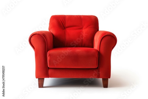 Bold Red Club Chair: Elevate Your Space with Vibrant Elegance