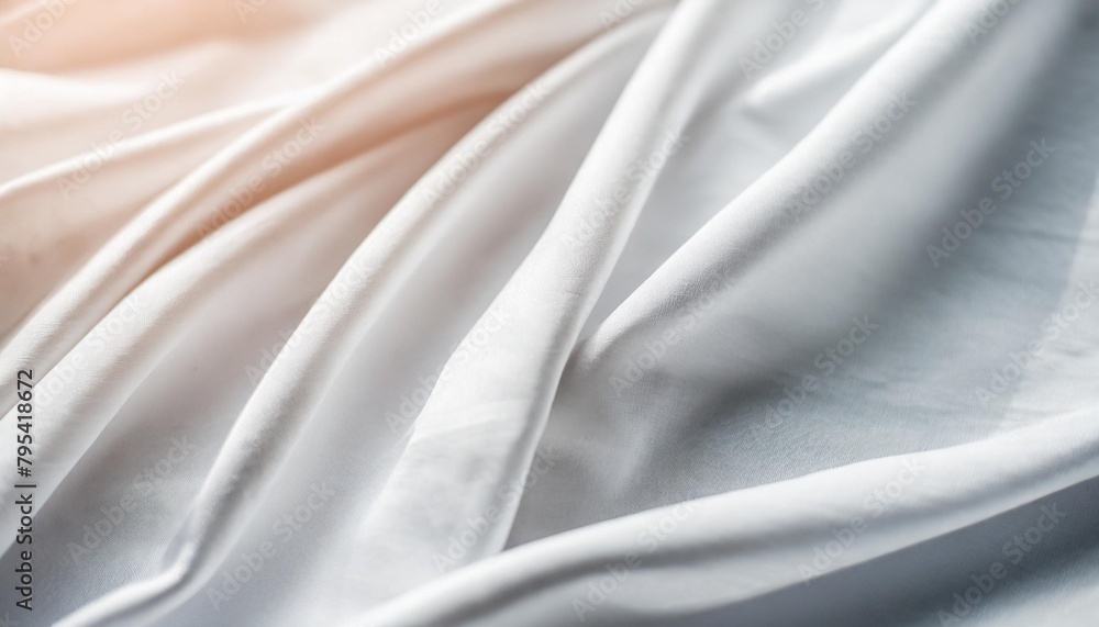 background texture fabric soft white blurred abstract calm peaceful shine movement natural graphic satin silky material effect ripple fashion elegant fold smooth beauty new textile luxurious silk
