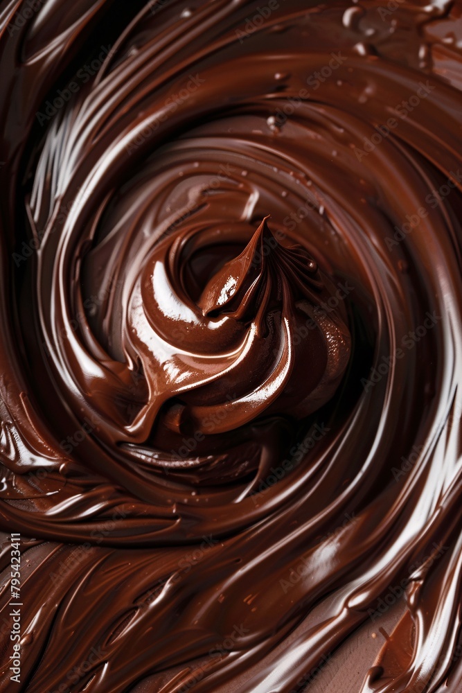 Surrender to the seductive allure of liquid chocolate, swirling in hypnotic patterns, enticing you with its indulgent aroma Surrender to the seductive allure of liquid chocolate, swirling in hypnotic patterns, enticing you with its indulgent aroma