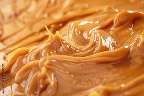 Lose yourself in the caramel embrace of liquid caramel, its golden hues and luscious texture offering a moment of pure bliss