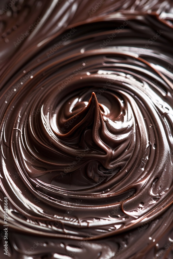 Dive into the swirling depths of liquid chocolate, its hypnotic patterns mesmerizing your senses with each tantalizing swirl Dive into the swirling depths of liquid chocolate, its hypnotic patterns mesmerizing your senses with each tantalizing swirl