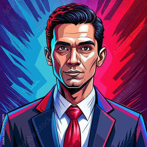 Portrait of a businessman in a suit