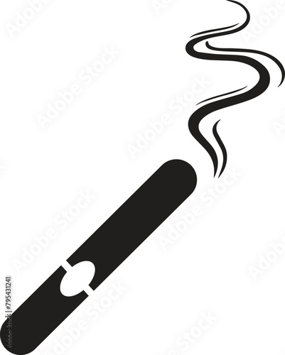 Hand drawn cigars vector. Torpedo corona and perfecto, culture lifestyle illustration. Vector cigar icons