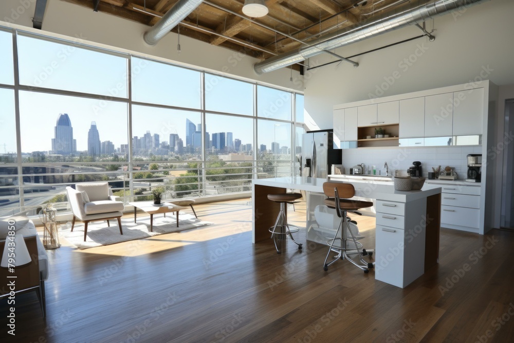 b'Modern Office Space with City View' b'Modern Office Space with City View'