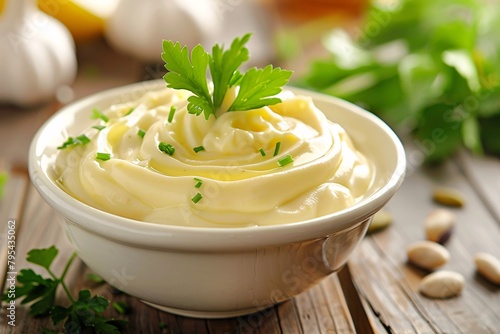 Surrender to the gentle waves of liquid mayonnaise  its creamy consistency and subtle aroma soothing the soul