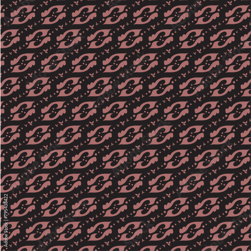 seamless pattern , line and floral pattern design for background and clothing business.