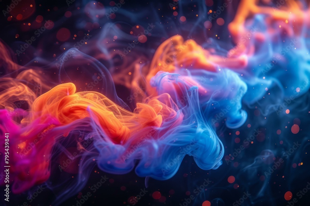 b'Colorful smoke background' b'Colorful smoke background'