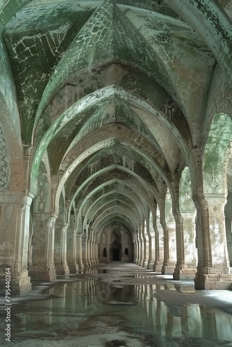 b'The stunning architecture of the Jama Masjid in Champaner, India' photo