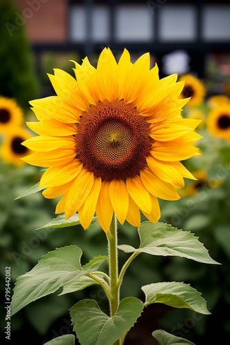 b'Sunflower in full bloom'