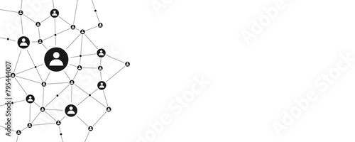 User network structure connect dots and lines background template vector. Global wireless server communication system. Team social linked global digital database.