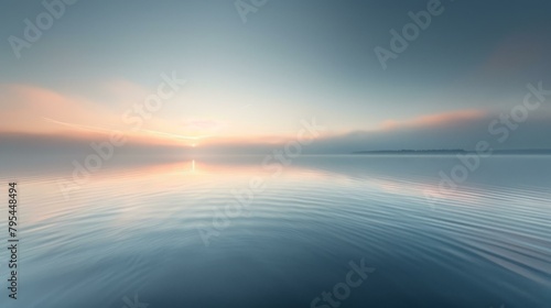 b'Tranquil sunrise over a still lake' © Adobe Contributor