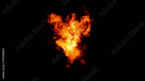 Burning Letter Y