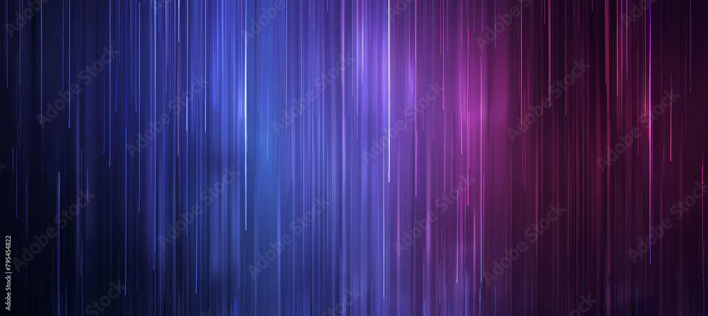Blue and Purple Gradient Vertical Lines Abstract Background