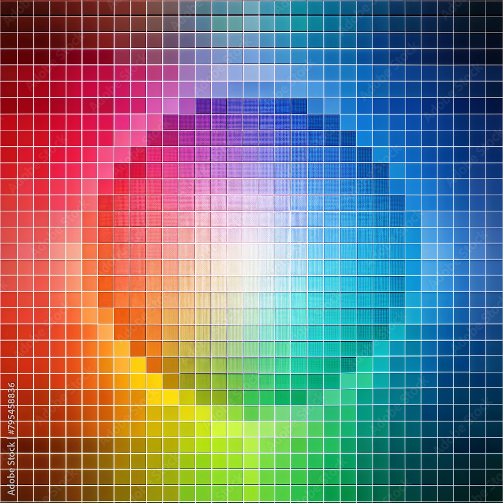 abstract colorful background color palette guide , generative ai