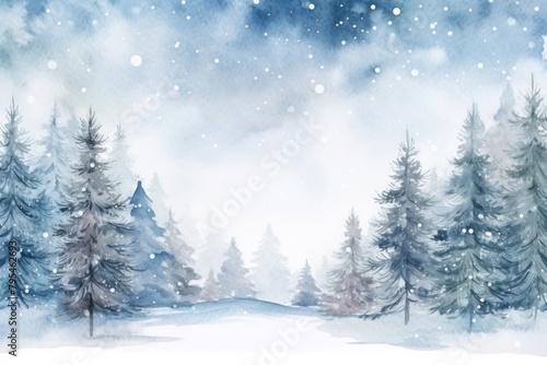 Snow backgrounds landscape christmas © Rawpixel.com