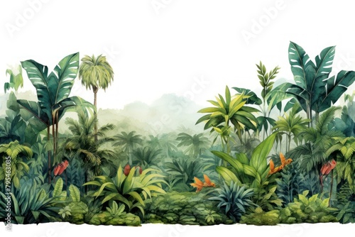 Forest vegetation rainforest landscape
