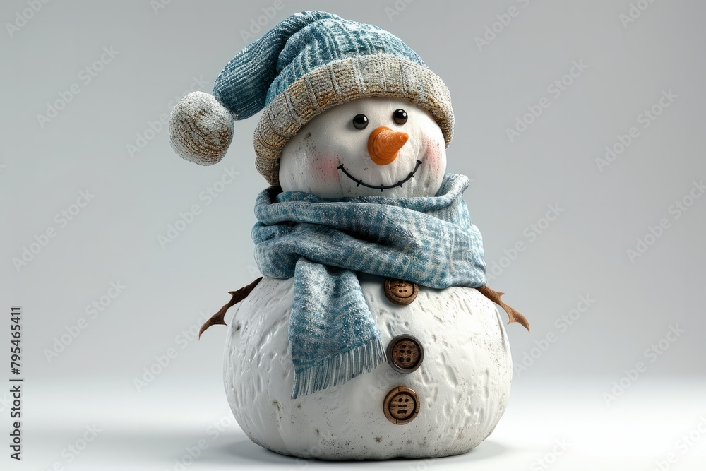 Beautiful Snowman at winter season Christmas Beautiful Snowman at winter season Christmas