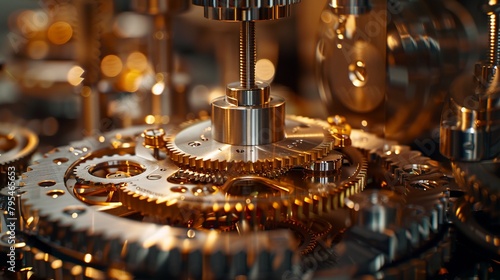 A watchmakers workshop, where tiny gears and springs are assembled with precision, the fragrance of meticulousness accompanying each delicate movement 8K , high-resolution, ultra HD,up32K HD photo