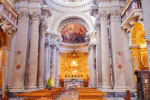 Rome italian city ancient and modern mouments and streets photo