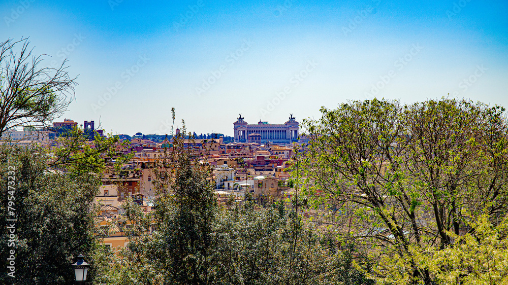Fototapeta premium Rome in italy wonderfull views antic and modern town in europe
