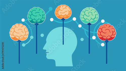 A series of brain scans showing a visible improvement in neural activity after undergoing antiaging treatments..
