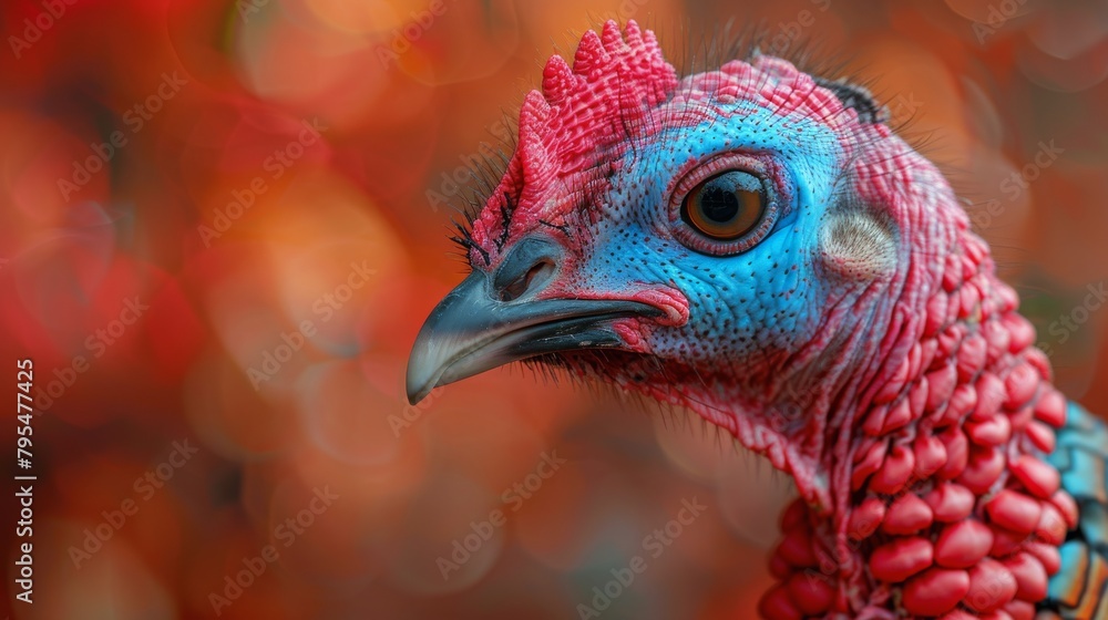 vivid farm turkey background with copy space vivid farm turkey background with copy space