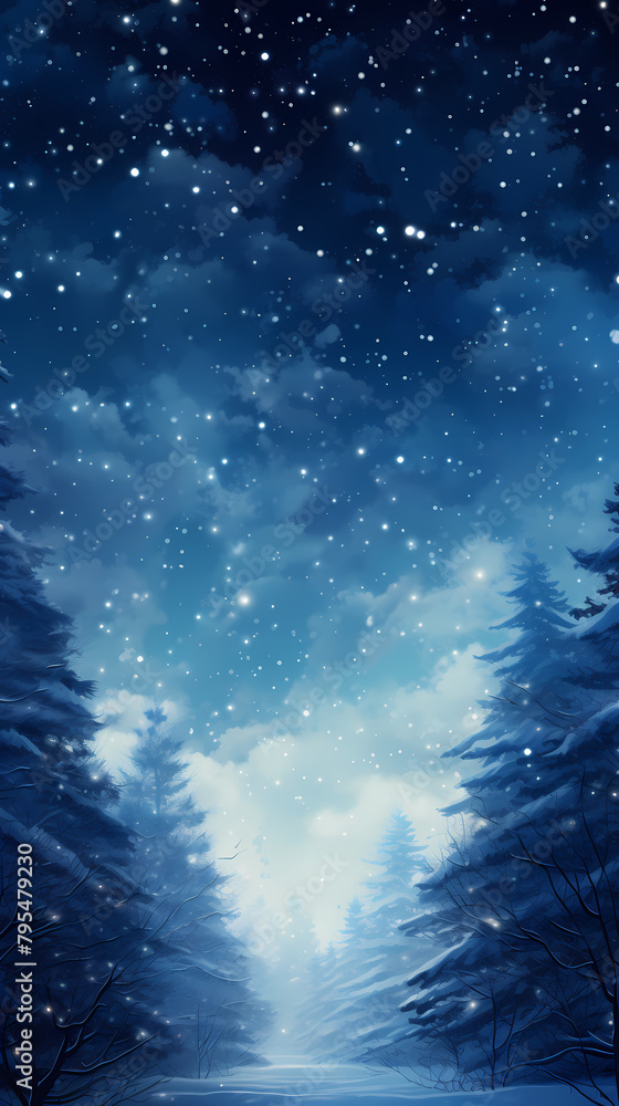 Naklejka premium Blue technology abstract light