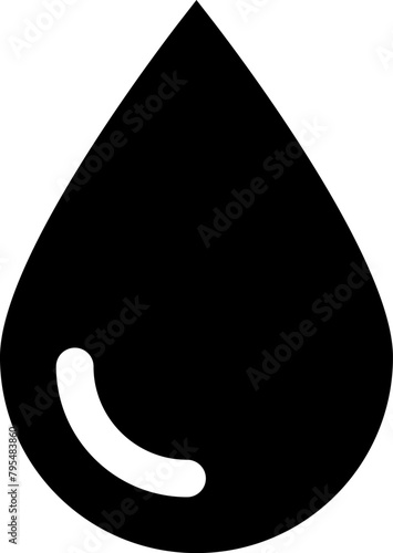 Water drop icon.  water  vector illustration
