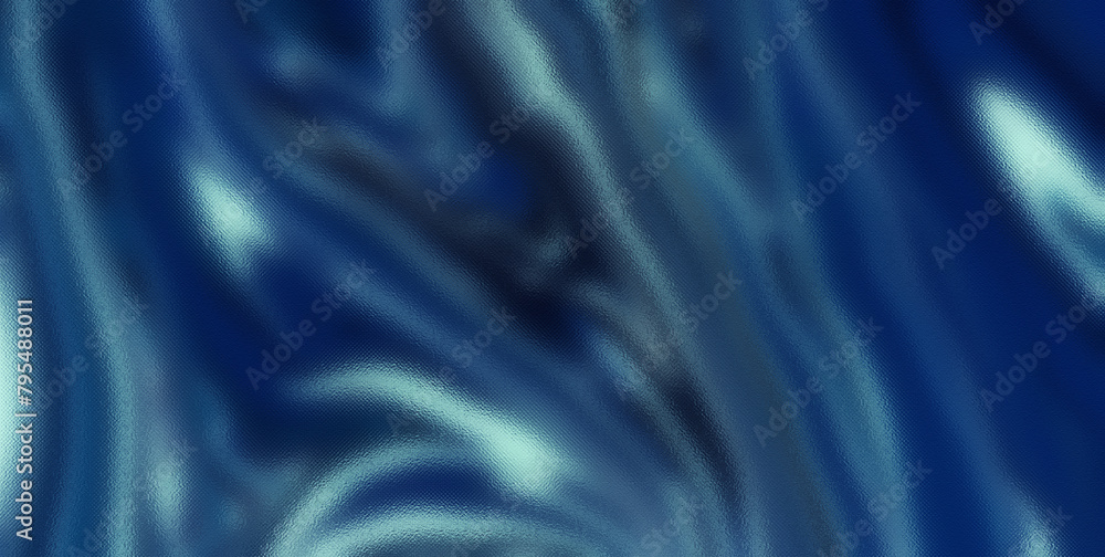 Obraz premium Vibrant Blue Aesthetic: Abstract Glass Background