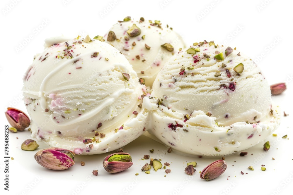Summer sweets in a white cream dessert setting use an illustration of sweet candy in an ice cream ball setup, introducing cool treats to the gelato set. Summer sweets in a white cream dessert setting use an illustration of sweet candy in an ice cream ball setup, introducing cool treats to the gelato set.
