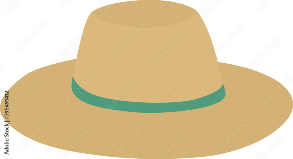 summer straw hat vector.
Flat women's straw hat vector. summer straw hat vector.
Flat women's straw hat vector.
