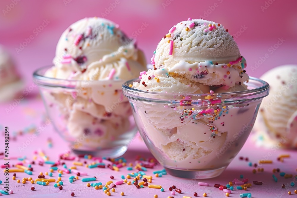 Sweet menu design featuring a variety of natural ingredients in our ice cream set—treat yourself to a delicious, creamy summer dessert. Sweet menu design featuring a variety of natural ingredients in our ice cream set—treat yourself to a delicious, creamy summer dessert.