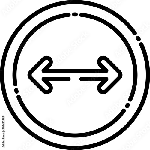 Double Sided Arrow Icon