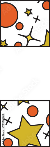 Beautiful star English vector font