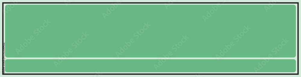 matte green background with border looks like a frame. Premium flat backdrop empty for text in half banner size matte green background with border looks like a frame. Premium flat backdrop empty for text in half banner size