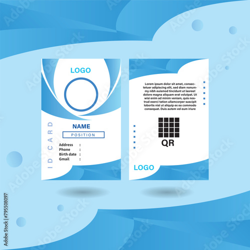 Id card background design