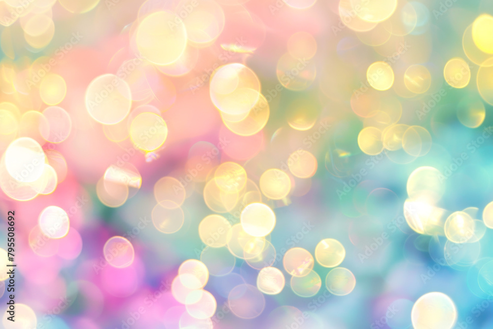 Pastel Colored Bokeh Background with Blur Effect
Pastel Colored Bokeh Background with Blur Effect