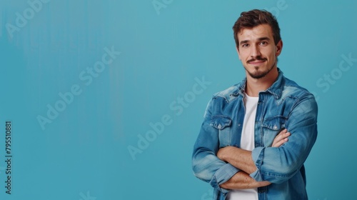 A Charismatic Man in Denim