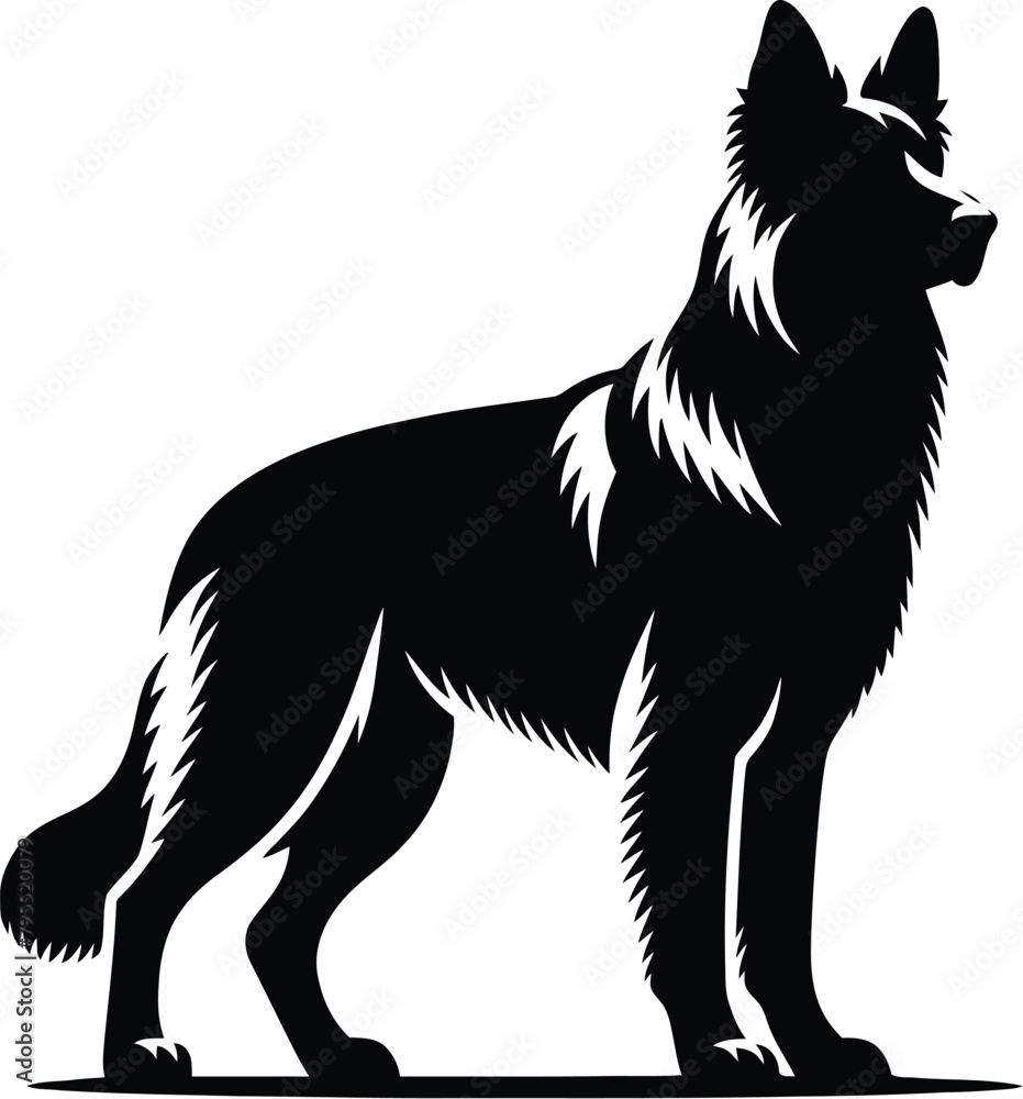 dog silhouette dog silhouette