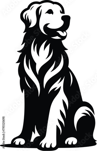 Wallpaper Mural dog silhouette Torontodigital.ca