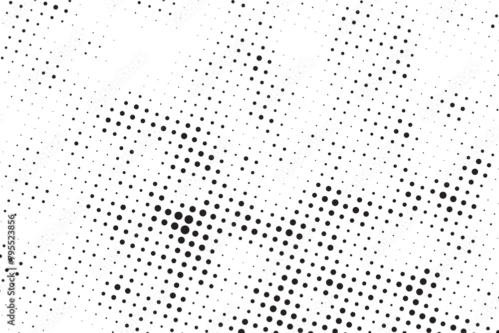 Abstract monochrome halftone pattern. Futuristic panel. Grunge dotted backdrop with circles, dots, point Abstract monochrome halftone pattern. Futuristic panel. Grunge dotted backdrop with circles, dots, point