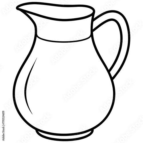 illustration of jug vector illustration