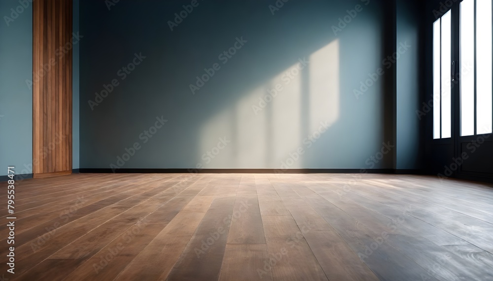 empty room with wall and sun light through window empty room with wall and sun light through window
