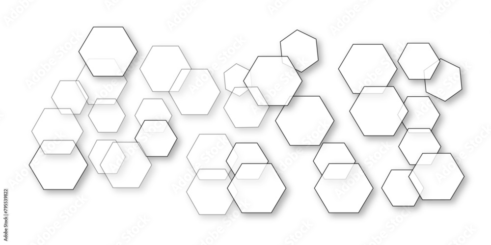 Abstract white background with hexagon and hexagonal background. Luxury white pattern with hexagons. abstract 3d hexagonal background with shadow. 3D futuristic abstract honeycomb mosaic background. Abstract white background with hexagon and hexagonal background. Luxury white pattern with hexagons. abstract 3d hexagonal background with shadow. 3D futuristic abstract honeycomb mosaic background.