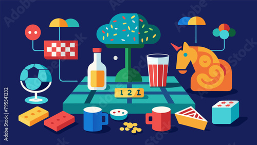 A laidback bar with a selection of board games and brain teasers available encouraging patrons to engage in activities that stimulate cognitive.